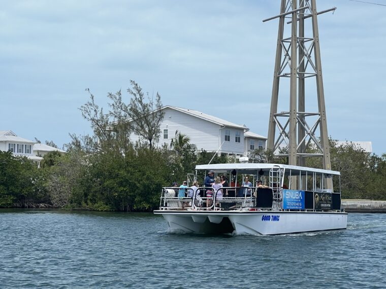 a group o people Scuba Diving in Key West